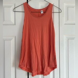 Old Navy Women's Orange Luxe Tank Top